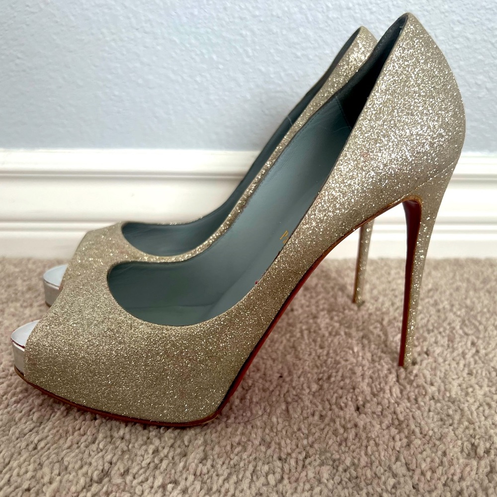 Christian Louboutin Peep Toe Heels